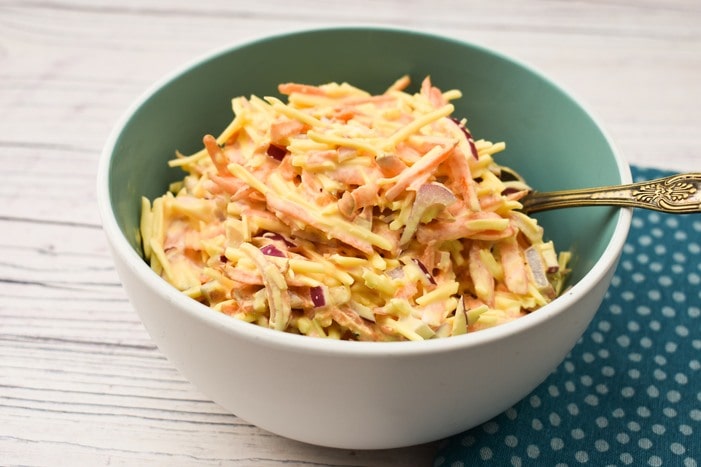 Cheese savoury in a bowl.