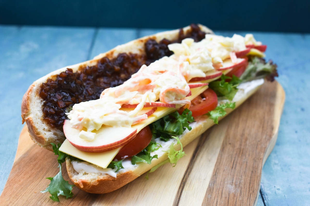 British Ploughman's Sandwich step 6.