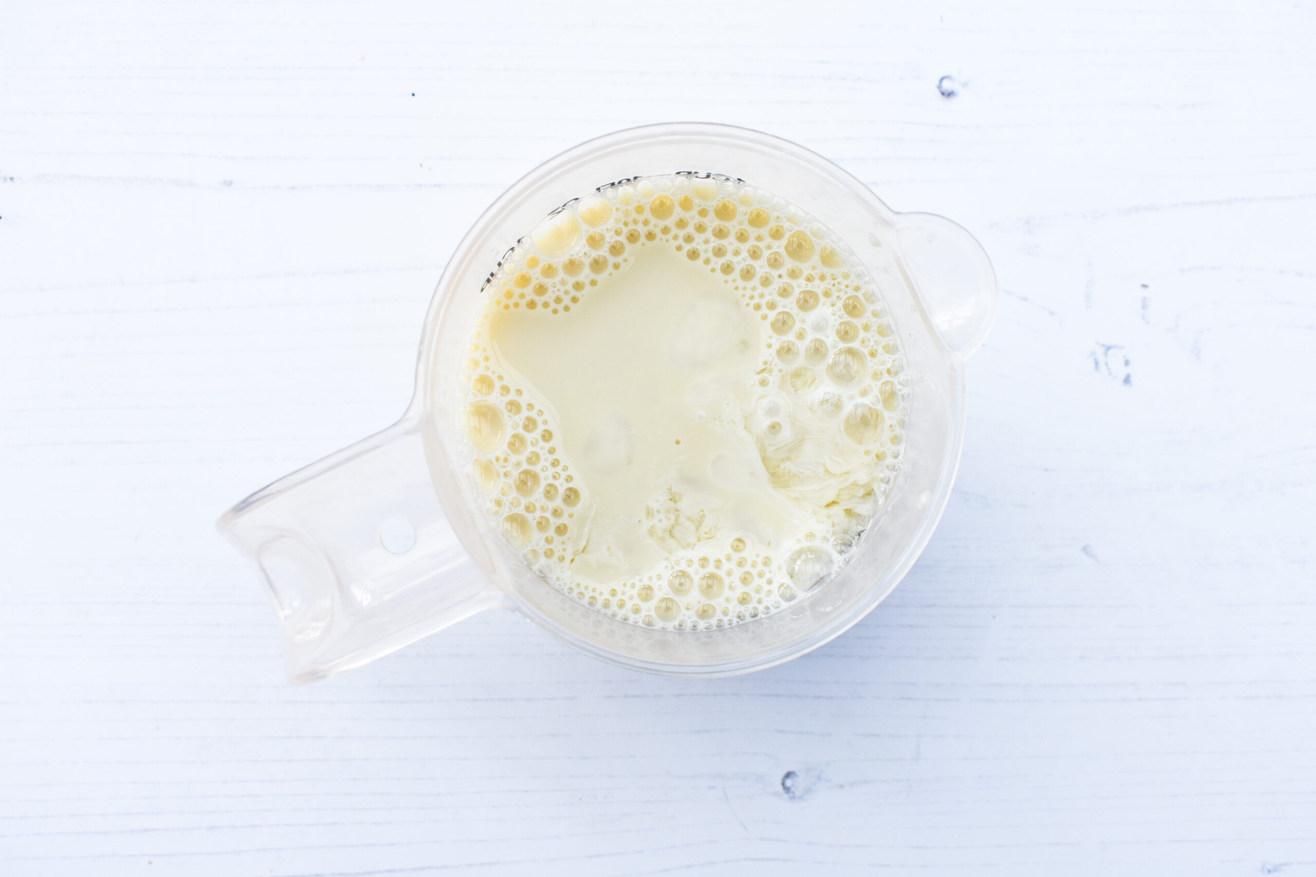 Vegan buttermilk in a jug.