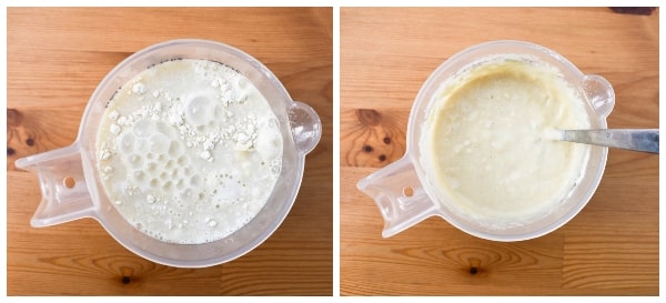 Vegan Banana Pancakes - Step 3 - mix the batter well.