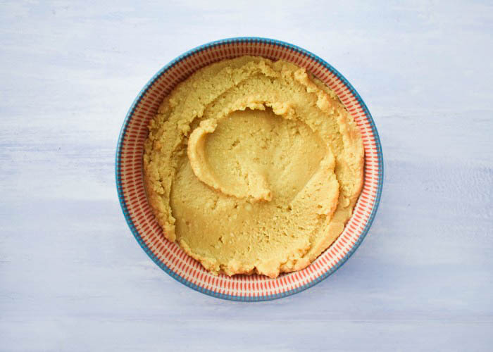 peanut butter in abowl.