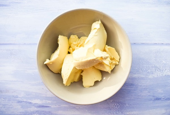 vegan butter in a small bowl.