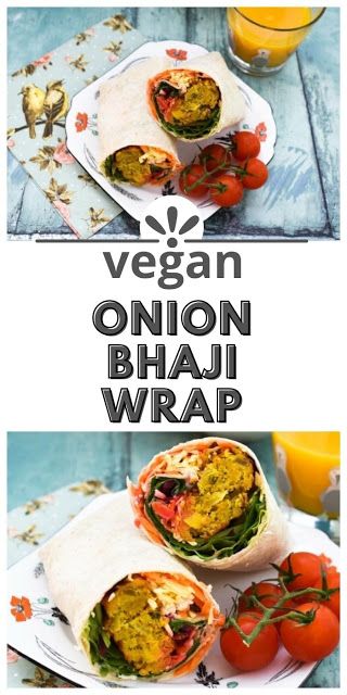 Onion Bhaji Lunch Wrap.
