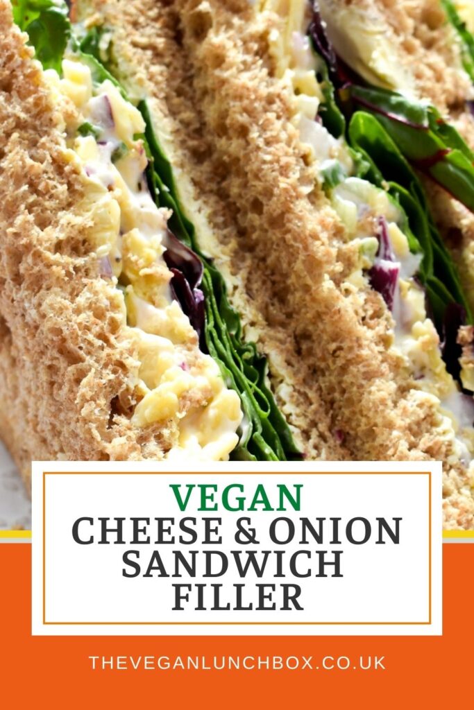  Vegan Cheese & Onion Sandwiches An easy recipe for the most delicious cheese and onion sandwich filler. A classic British sandwich.