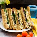 Vegan Cheese and Onion Sandwiches