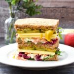 New Yorker Sandwich on a white plate