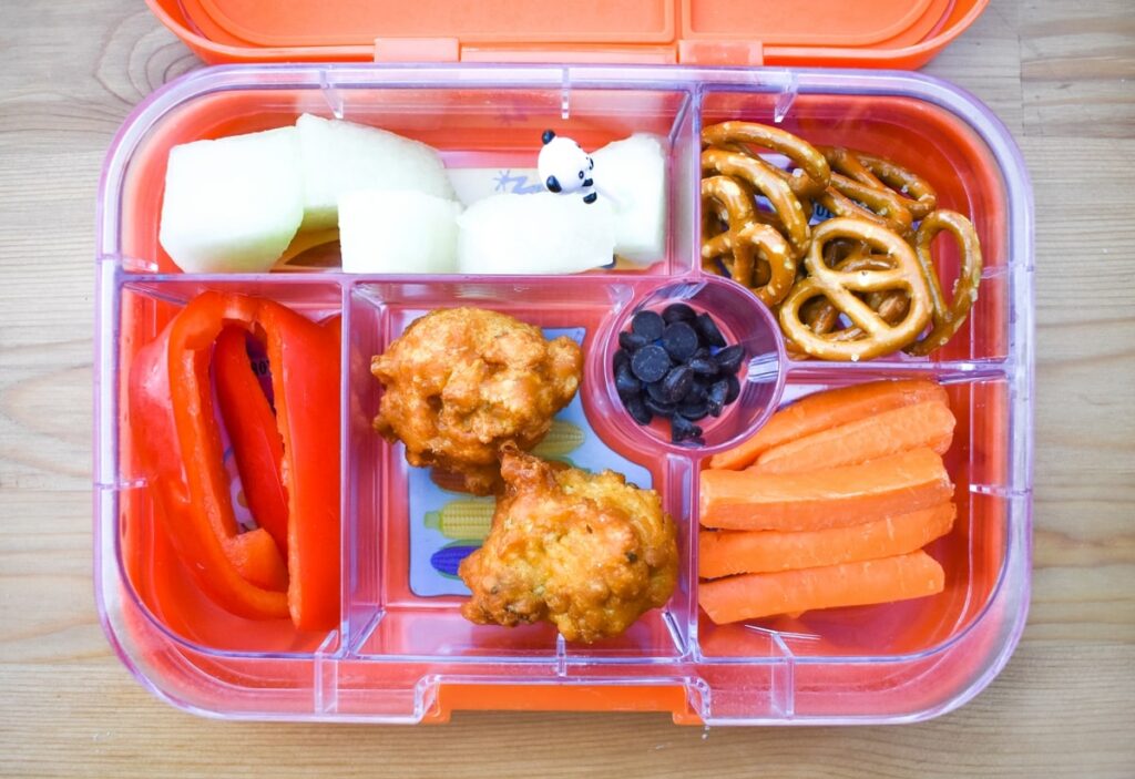 Vegan bento style lunch box