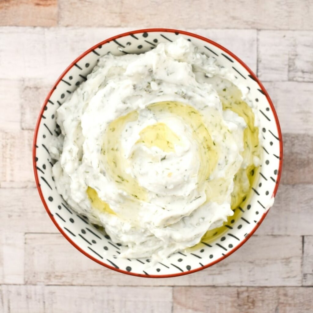 Vegan Whipped Feta with Lemon & Herbs