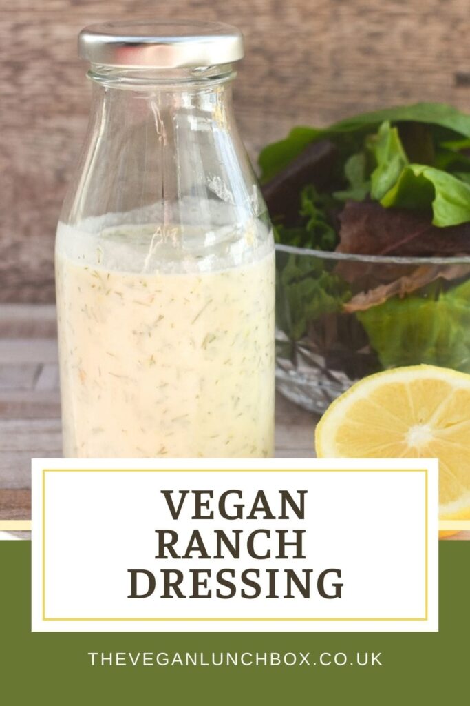 vegan ranch dressing (small batch) recipe