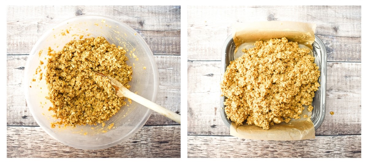 Air Fryer Golden Syrup Flapjacks - step 3.