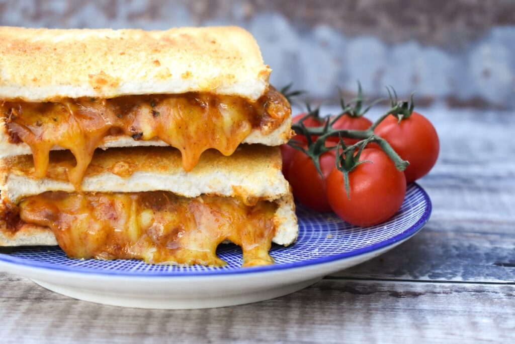 Air Fryer Vegan Cheese Toastie