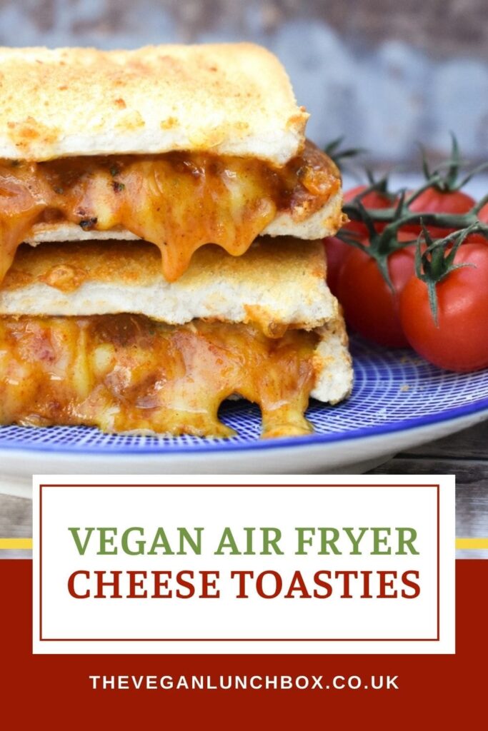 These vegan air fryer cheese toasties will become your favourite lunch. Air fryers make the best toast, just like fried bread but healthier.