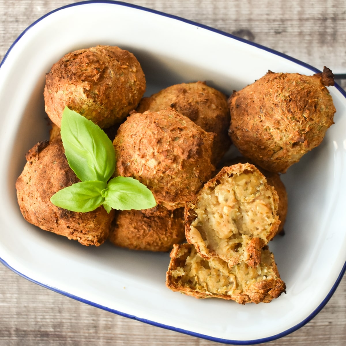 Air Fryer Falafel Oil Free Vegan