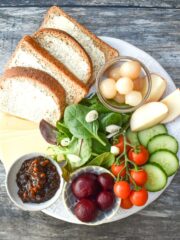 Vegan Cheese Ploughman's Lunch
