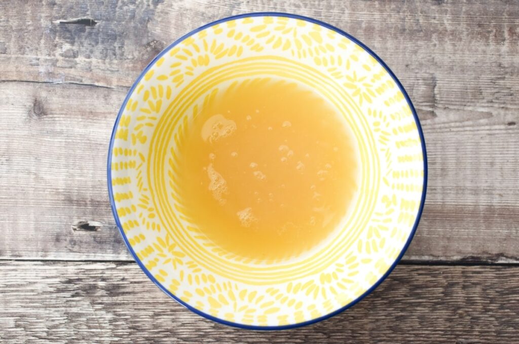 bowl of aquafaba (chickpea water)