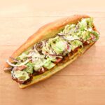 Tofu Grinder Salad Sandwich on baguette
