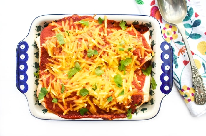 Easy Sweet Potato Enchiladas