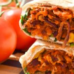 vegan bean burrito