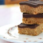 Vegan peanut butter bars.