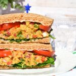 smashed chickpea salad sandwich.