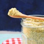 Easy vegan parmesan - hard vegan cheese for pasta and pizza