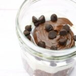 overnight oats with vegan nutella.