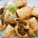 Hidden vegetable sausage rolls.