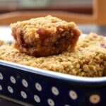 easy microwave jam flapjacks