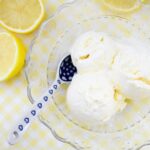 Creamy Vegan Lemon Ice Cream.