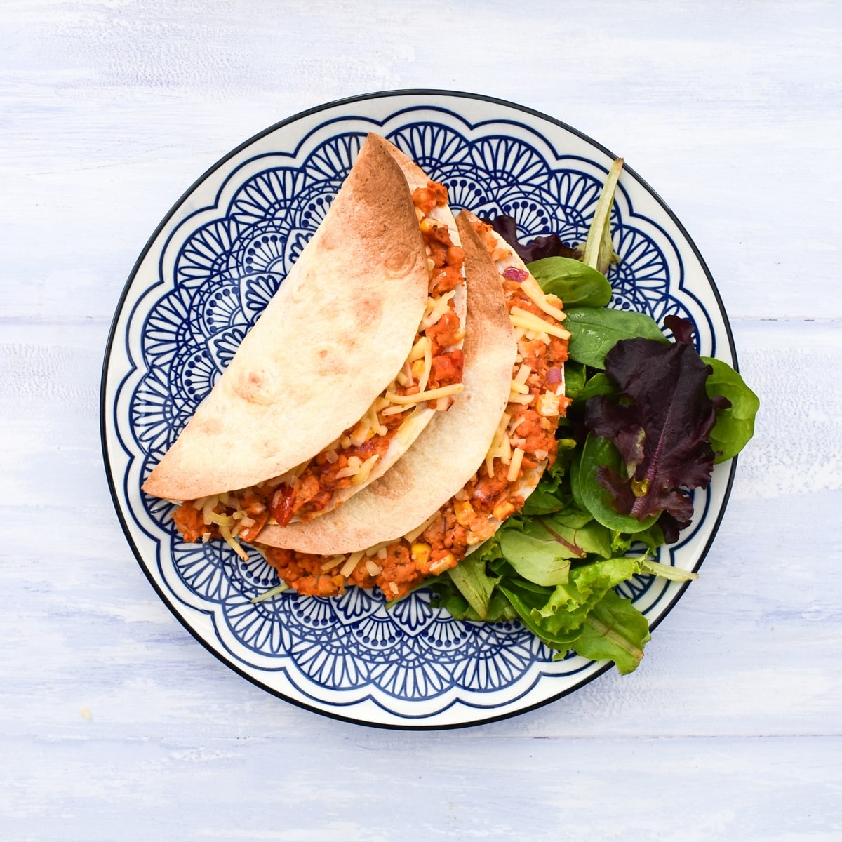 Easy Buffalo Chickpea Tacos - Baked Vegan Taco Recipe - The Vegan Lunchbox