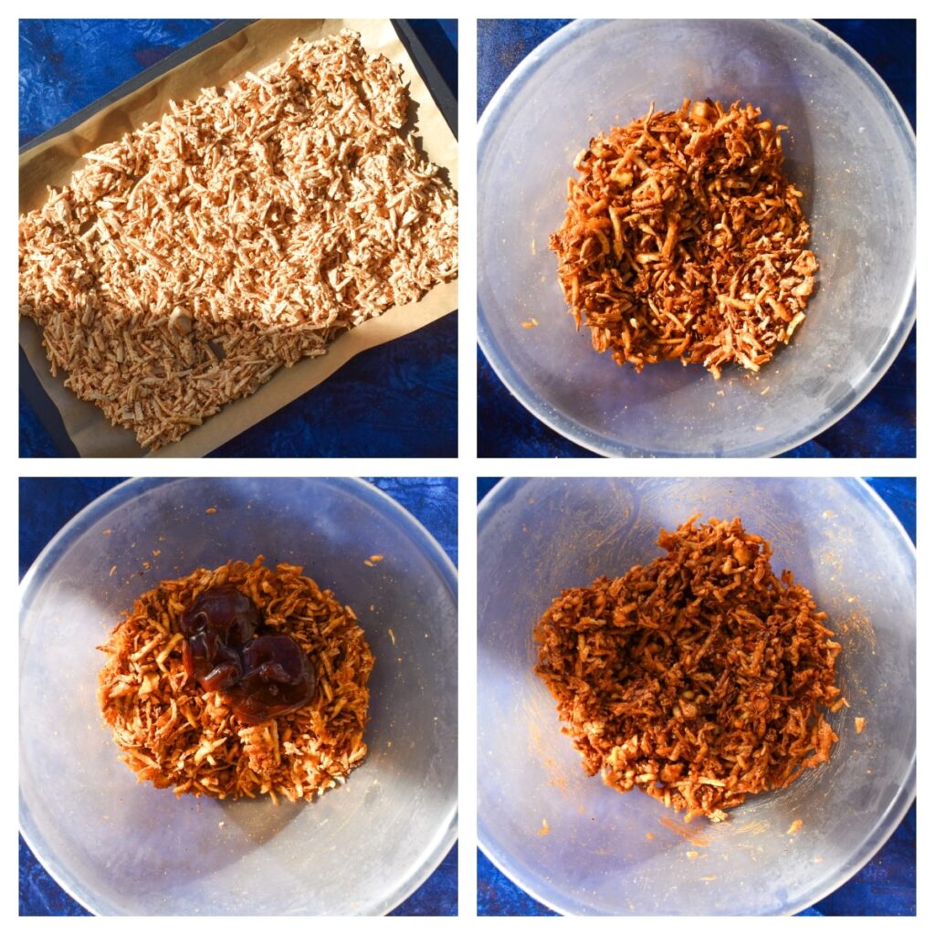 BBQ Shredded Tofu Wraps - Step 2.
