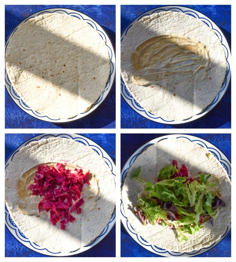 BBQ Shredded Tofu Wraps - Step 3