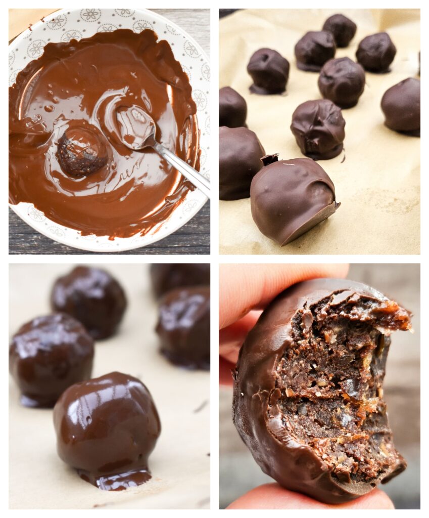 Date & tahini brownie bites - step 3.