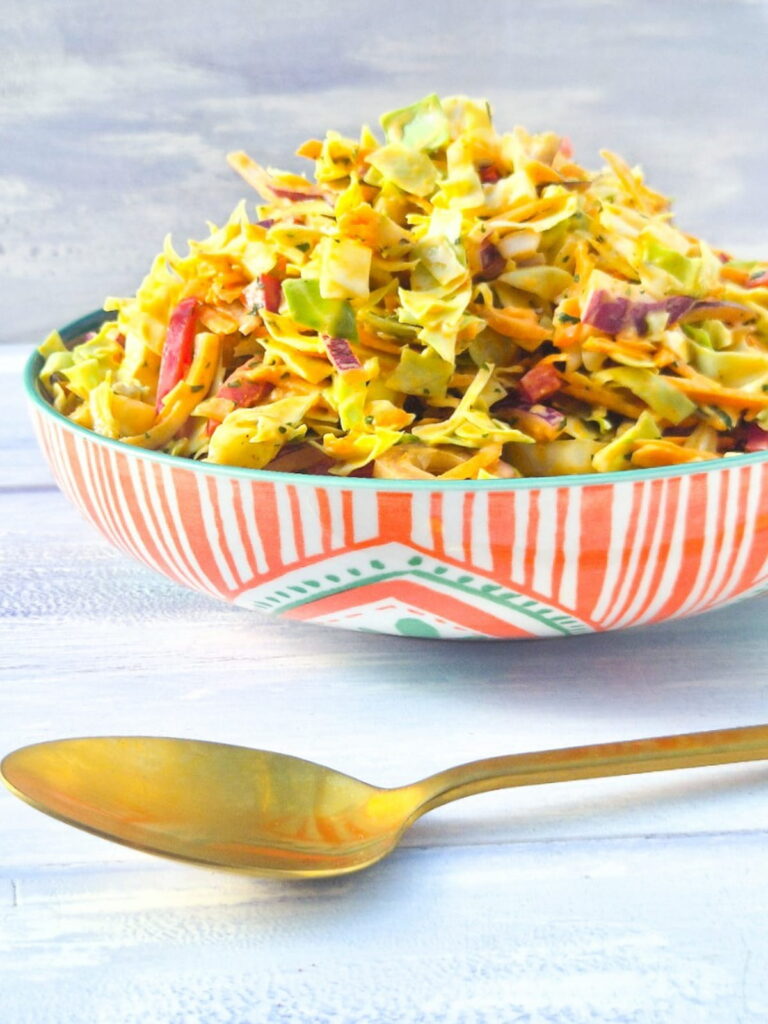 easy vegan thousand island slaw.