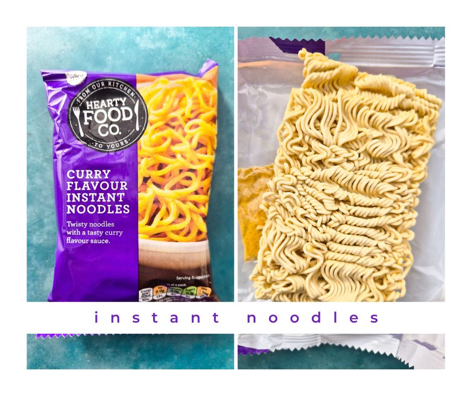instant noodles.