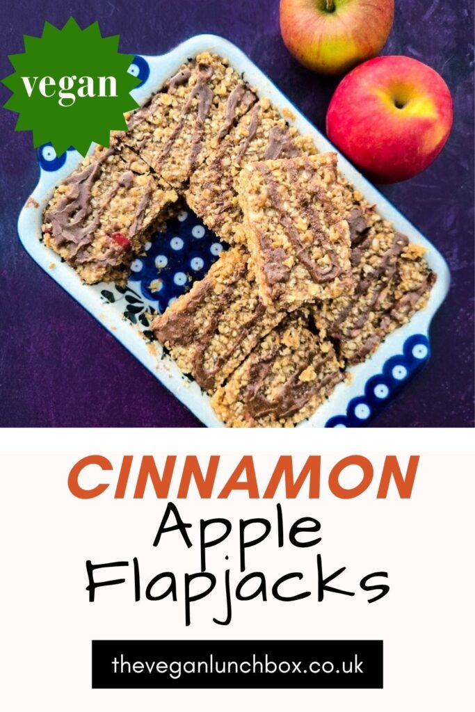 cinnamon apple flapjacks recipe.