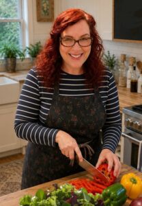 Photo of Jacqueline Meldrum from The Vegan Lunchbox website.